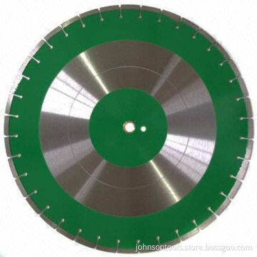 500mm diamond saw blade for cutting concrete, reinforced concrete/laser welded for wet/dry cutting